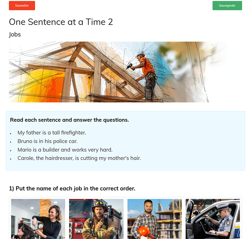 One Sentence at a Time 2