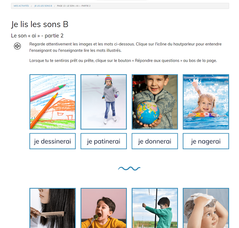 Je lis les sons B
