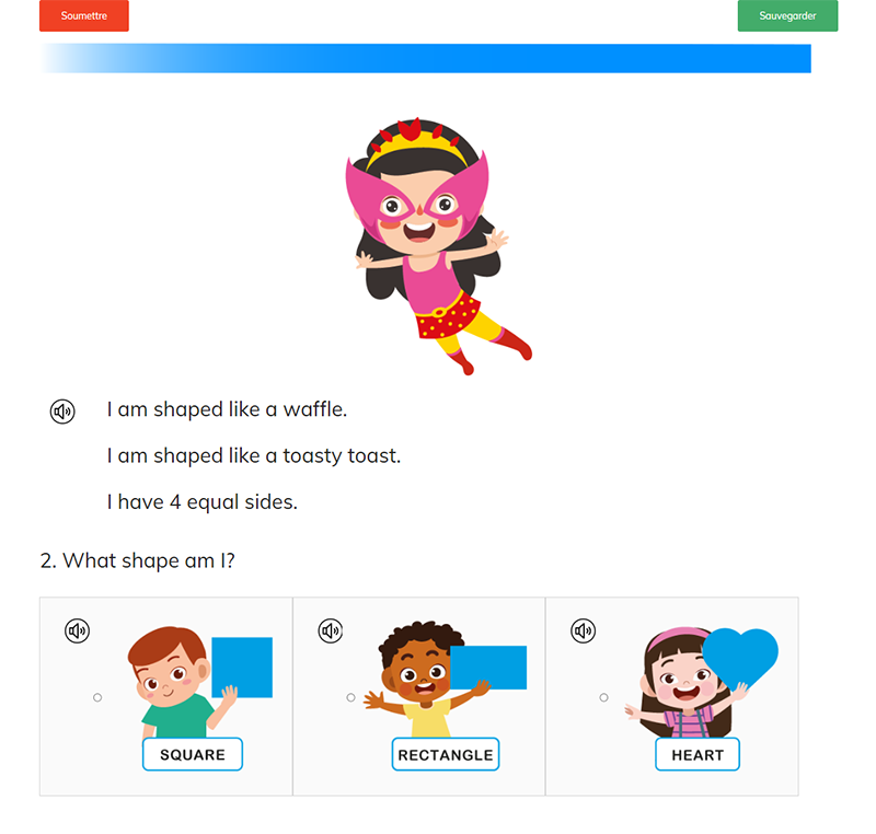 The ESL Club | Numbers and Shapes