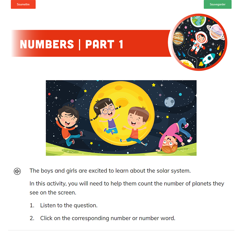 The ESL Club | Numbers and Shapes