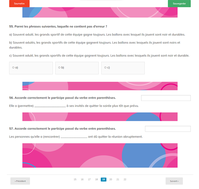 Grammaire 2e secondaire
