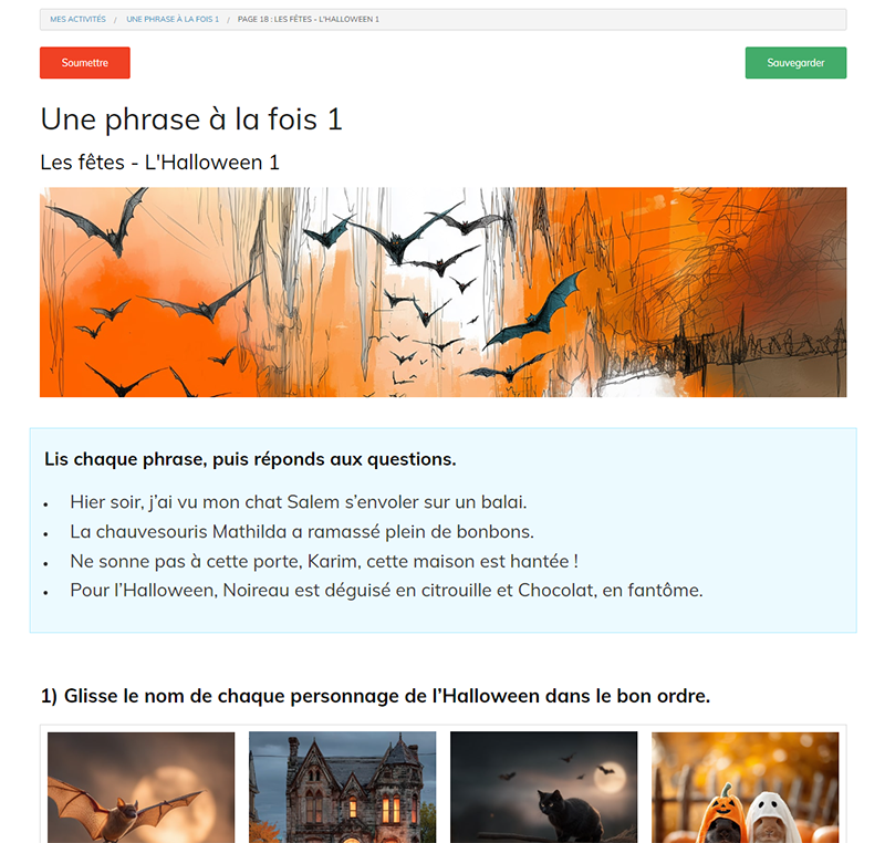 Une phrase à la fois 1