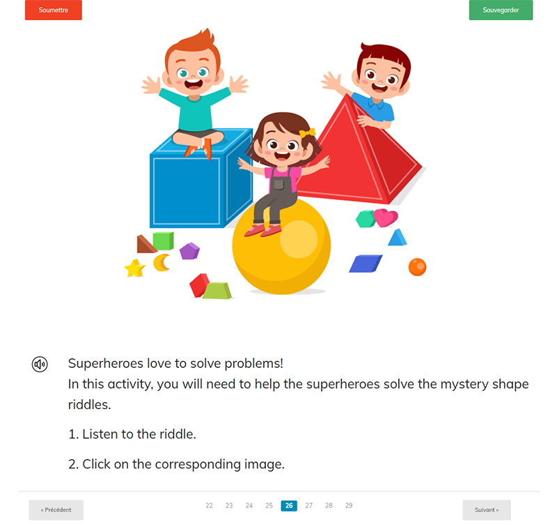 The ESL Club | Numbers and Shapes