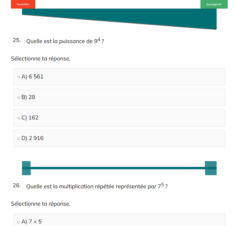 Arithmétique 6
