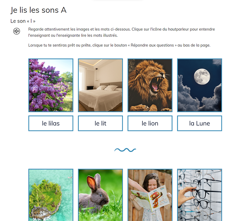Je lis les sons A