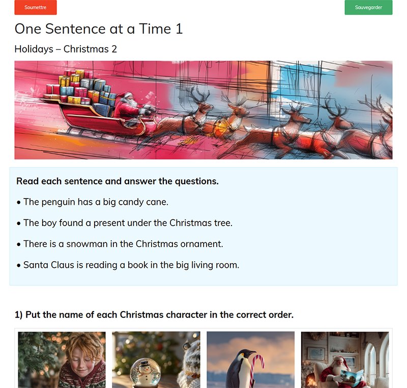 One Sentence at a Time 1