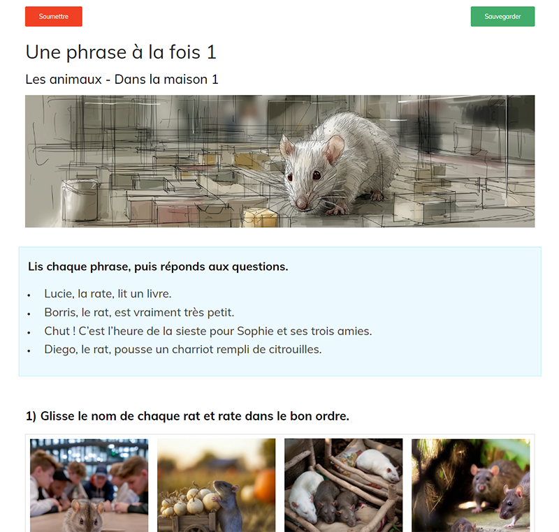 Une phrase à la fois 1